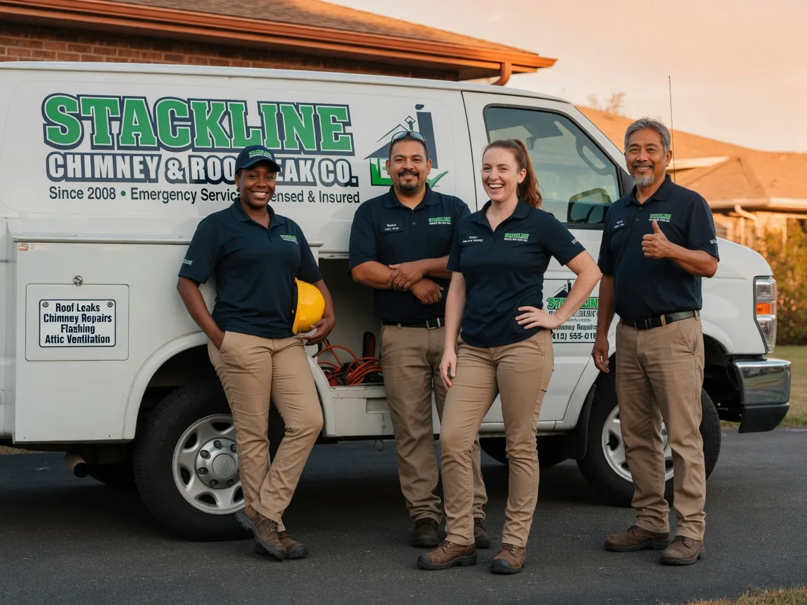 Chimney flashing repair company in Lewiston Woodville, NC